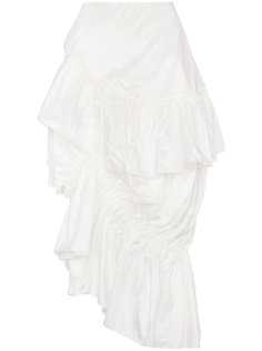 юбка-миди с рюшами Simone Rocha