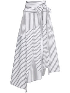striped asymmetrical maxi skirt JW Anderson