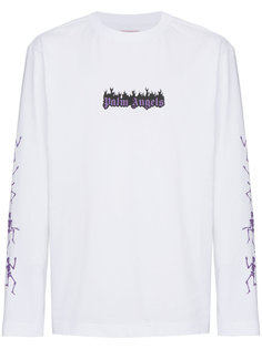 Dance Death print long sleeve top Palm Angels