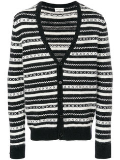 кардиган в полоску Saint Laurent