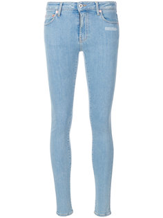 джинсы скинни пятикарманной модели  Off-White