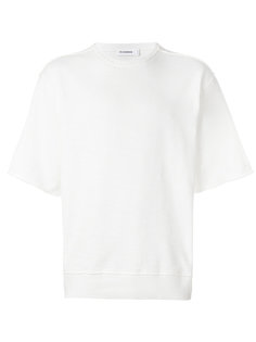 толстовка свободного кроя с короткими рукавами Jil Sander