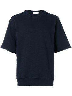 толстовка свободного кроя с короткими рукавами Jil Sander