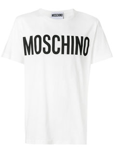 классическая футболка с логотипом Moschino