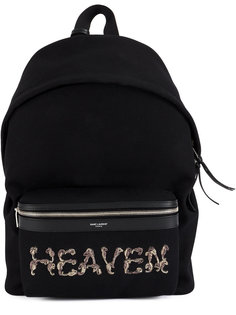 рюкзак с вышивкой Heaven Saint Laurent