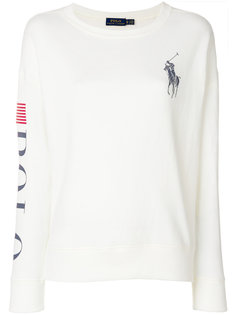 свитер с круглым вырезом и логотипом  Polo Ralph Lauren