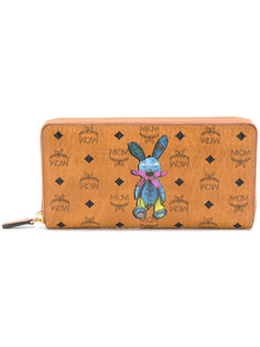Rabbit zip around wallet MCM