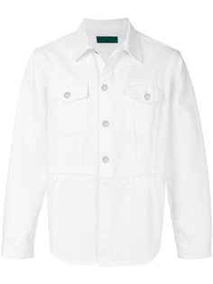 logo print  denim jacket  Kappa