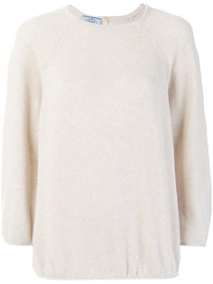 свитер с круглым вырезом  Prada