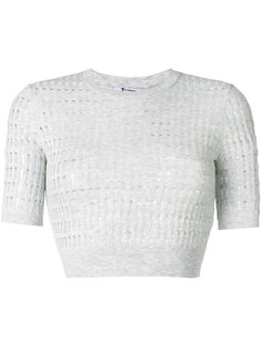 ladder detail cropped top T By Alexander Wang