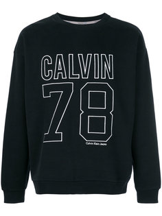 толстовка с вышитым логотипом Calvin Klein