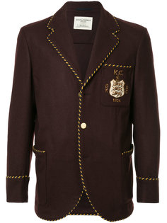 приталенный пиджак с заплаткой с логотипом Kent &amp; Curwen