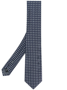 жаккардовый галстук с узором  Giorgio Armani