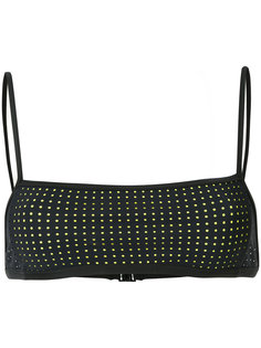 Perf Overlay Bandeau bikini top Dion Lee