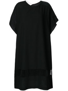 платье шифт с полупрозрачными вставками  Maison Margiela