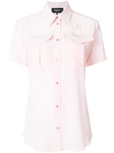 logo embroidered blouse Rochas