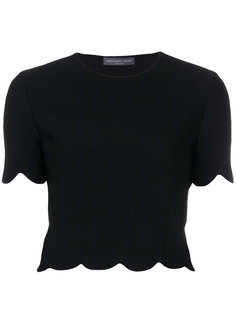 топ с фигурным краем  Alexander McQueen
