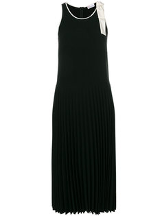 плиссированное платье миди  Red Valentino