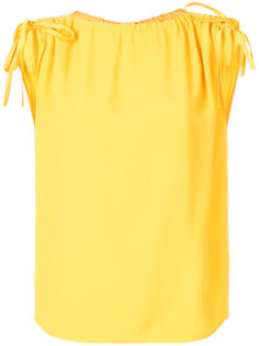 топ со шнурками на рукавах  Red Valentino