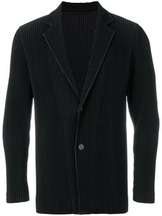приталенный пиджак с ребристой фактурой Homme Plissé Issey Miyake