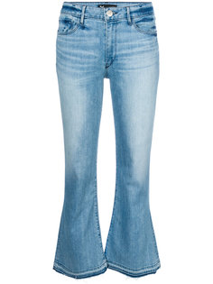 укороченные джинсы клеш  3X1