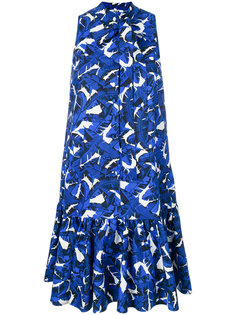 свободное платье с принтом  MSGM