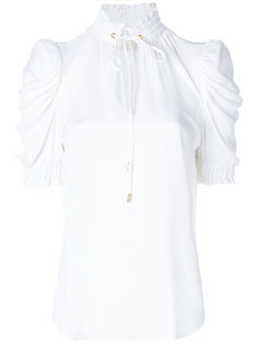 блузка с завязками на горловине Michael Michael Kors