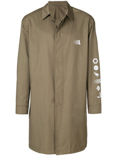 тренч с принтом в стиле оверсайз Lanvin