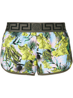 шорты с узором на поясе Versace