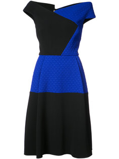 asymmetric colour block dress Roland Mouret