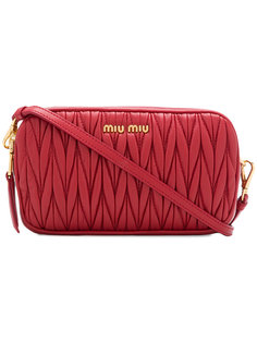 сумка на плечо со складками Miu Miu