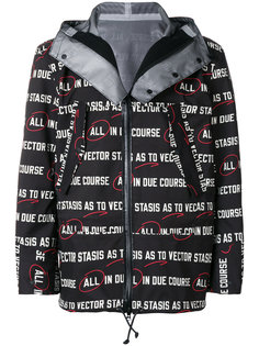 ветровка с принтом Sacai
