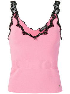 lace trim knitted vest  Twin-Set