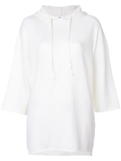 свитер с капюшоном и короткими рукавами Allude