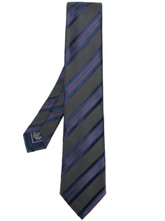 галстук в полоску Brioni