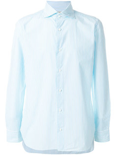 приталенная полосатая рубашка Borrelli