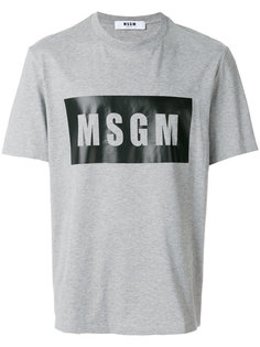 футболка с логотипом MSGM