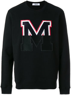 толстовка с логотипом MSGM