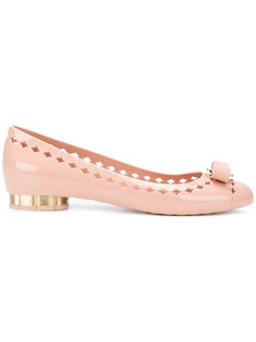 балетки с перфорацией Salvatore Ferragamo