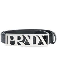 ремень с логотипом Prada