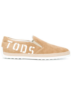 эспадрильи с принтом-логотипом  Tods Tod`S