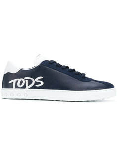 кеды со шнуровкой и логотипом  Tods Tod`S