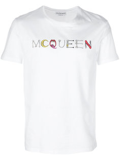 футболка с принтом McQueen Alexander McQueen