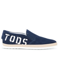 кеды с принтом-логотипом  Tods Tod`S
