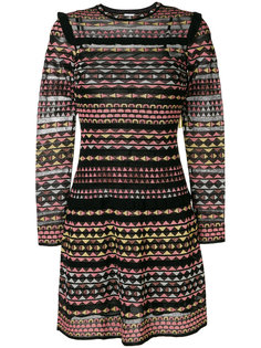платье мини с геометрическим узором  M Missoni