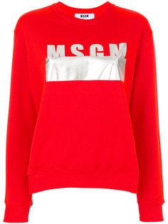 толстовка с логотипом  MSGM