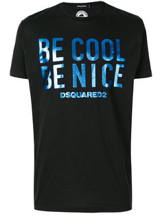 футболка Be cool Be nice Dsquared2