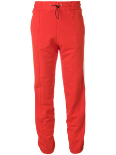спортивные брюки с полосками по бокам MSGM