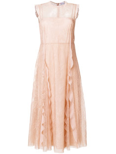 lace ruffle dress Red Valentino
