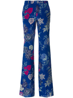 широкие брюки с цветочным принтом Etro